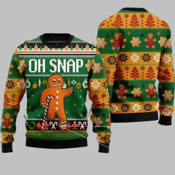 Gingerbread 3D Christmas Sweater