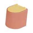 thumbnail image 4 of Mini bote de basura para arena para gatos, contenedor de basura, contenedor de basura para mostrador, para tocador de baño, oficina, al lado de la rojo anaranjado, 4 of 8