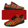thumbnail image 3 of Uminder Womens Running Shoes Kente Sneakers Black Shoes Size 7, 3 of 5