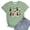 Light Green, variant on Christmas Shirts for Women Short Sleeve Crewneck Loose Casual Funny Horse Graphic T Shirts Holiday Tops