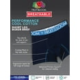 thumbnail image 3 of Fruit of the Loom Men's Breathable Performance Short Leg Boxer Briefs, 3-Pack, 3 of 11