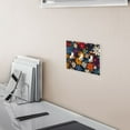 thumbnail image 5 of Yayeee Toggle Light Switch Wall Plate 2-Gang 4.56"x4.48" Decorative Outlet Cover, Bright Colorful Flowers Pattern, 5 of 7