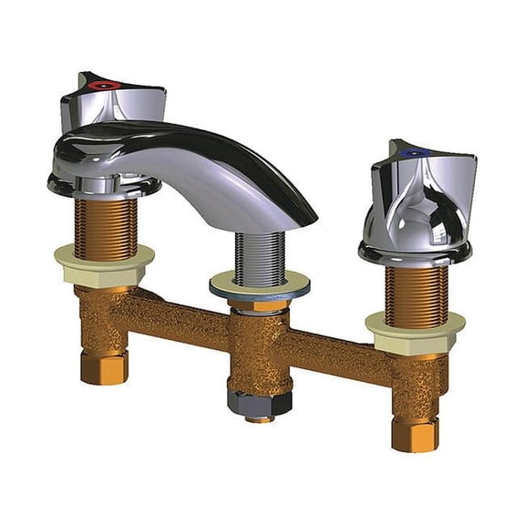 Chicago Faucet Low Arc,Chrome,Chicago Faucets,404 404-V950ABCP