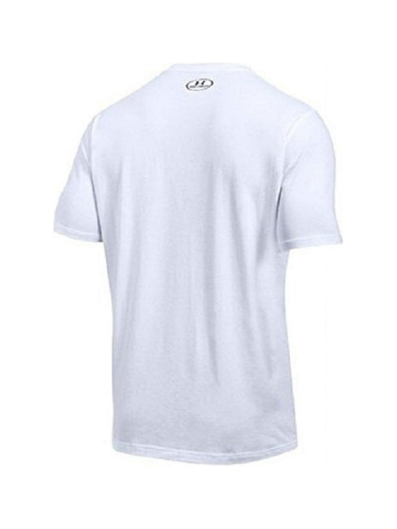 え　Under Armour HeatGear SM Loose シャツ Under Armour Men's HeatGear Loose Fit Graphic Shirt White L