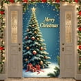 thumbnail image 6 of Christmas Tree Design Christmas Banner Gold Ornaments Merry Christmas Banner Gift Boxes Snowflakes Xmas Banner for Christmas Party Home Decoration Indoor Celebration, 6 of 9