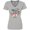 AC-Heather Grey, variant on Blessed to Be an Aunt with Flowers Women's V-Neck T-Shirt
