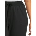 thumbnail image 5 of Athletic Works Women's Pull-On Wide Leg Capri Pants, 2-Pack, 5 of 5