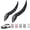 Black A, variant on 3D Dragon Devil Horn Car Roof Decor, Universal Self-Adhesive No Drill Vehicle Exterior Accessories for Sedan SUV Truck Auto Custom Styling (Black A)