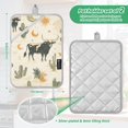 thumbnail image 6 of Yayeee Pot Holders Kitchen Heat Resistant with Pocket 7"x9.8" Cotton Oven Cooking Hot Pads, Cowboy Pattern, 6 of 7