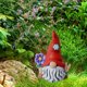thumbnail image 5 of Escultura De Gnomo Estatuilla de duendes enanos de resina, artesanía, estatua de duendes de flores para fiestas navideñas Tmvgtek Libre de BPA, 5 of 9