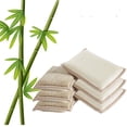 thumbnail image 1 of Esponjas de bambú natural para limpieza de cocina, esponjas para lavar platos, esponjas reutilizables para lavar platos, súper absorbentes, paquete de 6 unidades., 1 of 5