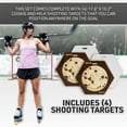 thumbnail image 2 of Franklin Sports Shooting Targets - Hockey + Lacrosse Goal Shooting Targets + Training Equipment - Shooting Targets for Hockey + Lacrosse Practice, 2 of 11