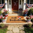 thumbnail image 6 of Dpityserensio Independence Day Doormat 16 x 24 Inch, Patriotic 4th of July Imitation Coir Style Doormat And Entryway Floor Mat, 6 of 6