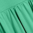thumbnail image 4 of Gvdentm Long Sleeve Girls Dress Toddler 4-12 Year Fall Dresses Skater Twirl Cotton A-Line Dress for School Casual Holiday Christmas Green,10-11 Years, 4 of 7