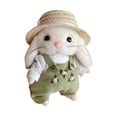thumbnail image 2 of Bunny Keychain Animal Muñeca para niñas para niñas Pequeñas regalos Portables Regalo Realista Corbitante Capacidad, 2 of 8