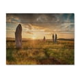 thumbnail image 3 of Designart "Standing Stones Ancient Guardians" Landscapes Print on Natural Pine Wood, 3 of 5