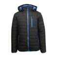 thumbnail image 4 of Men's Heavyweight Puffer Jacket With Contrast Color Trim & Detachable Hood (S-2XL), 4 of 8