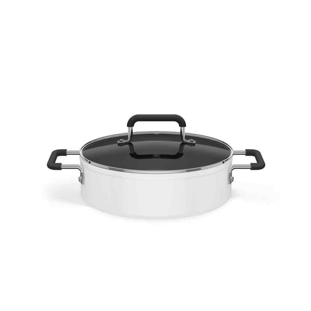Olla antiadherente de 4L con tapa de aluminio para sopa en casa Irfora Horno