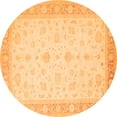 thumbnail image 1 of Ahgly Company Indoor Round Persian Orange Traditional Area Rugs, 5' Round, 1 of 1