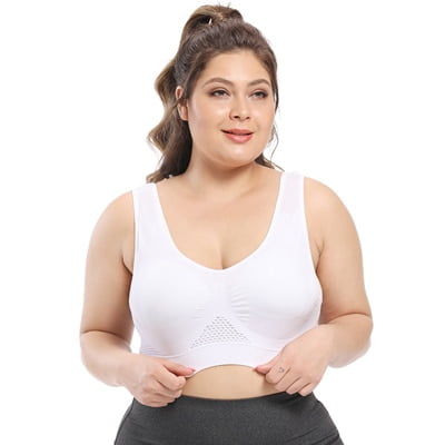 

3pcs Women Plus Size Bra Seamless Bra With Pads Easy Comfort Bra Active Everyday Push Up Bralette Vest Wireless Brassiere Bra