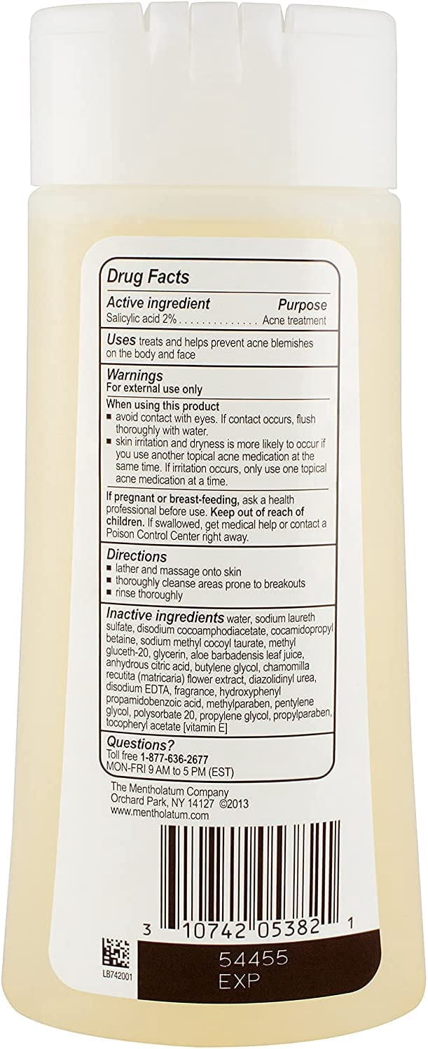 pHisoderm Anti-Blemish Body Wash 10 oz (Pack of 6)