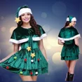 thumbnail image 1 of Disfraz de árbol de Navidad para mujer, disfraz de Navidad, traje de fiesta de Navidad con sombrero, envío gratis, oferta especial 2019 nuevo, 1 of 4