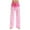K-Hot Pink, variant on Wyobmus Women's Wide Leg Pajama Pants Casual Comfy Loose Stretchy Plaid Palazzo Pajama Pants F-Pink