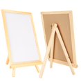 thumbnail image 4 of Pizarra de madera para niños, tablero de escritura pequeño para tienda de dibujo, decoración móvil para el hogar, 2 uds., 4 of 8