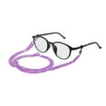 thumbnail image 2 of Unique Bargains 1 Pc Eyeglass Chain Glasses Chain Dopamine Color Pattern 70cm L Purple, 2 of 5