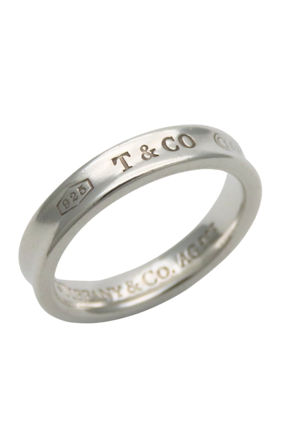 Pre-Owned Tiffany & Co. 1837 Narrow Ring, Sterling Silver 925, Approx. 4.1g, Women's.