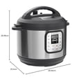 thumbnail image 2 of Instant Pot Duo Olla eléctrica a presión 7 en 1, olla de cocción lenta, olla de arroz, vaporizador, salteador, máquina de, 2 of 11