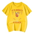 thumbnail image 3 of Vêtements pour Filles Mode Décontractée Imprimé Manches Courtes Col Rond Vêtements d'Été pour Adolescentes Chemise pour Enfants École Filles Chemises 12-13 Ans Vêtements d'Été, 3 of 3
