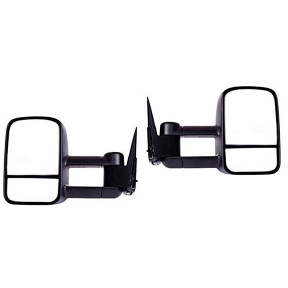 Left and Right Towing Mirror Set of 2 - Compatible with 2019 Chevy Silverado 1500 LD