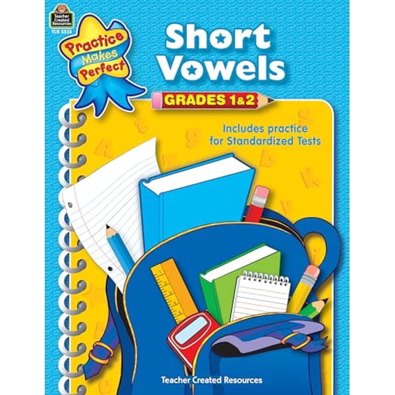 Pre-Owned Short Vowels Grades 1-2 (Paperback) 0743933354 9780743933353