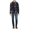 thumbnail image 2 of Thread Wave Men’s Polar Fleece Hooded Pullover with Long Sleeves, 2 of 5