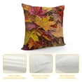 thumbnail image 4 of Pratyus Leaves Colors Harvest Square Pillow Cover Case for Cushions Sofa Bed Outdoor Decoration Aesthetic Decorative Autumn Pillow Case 1PC 24x24in, 4 of 5
