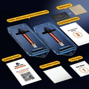 MAGIC JOHN 2 Pack Screen Protector for iPhone 16/iPhone 15 HD Clear Corning Tempered Glass Screen Saver Easy Installation