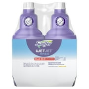 Swiffer WetJet Antibacterial Solution Refill for Floor Mopping and Cleaning, Citrus, 84.4 fl oz,2 Pk