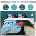 thumbnail image 5 of Pingu Everyday Sleep Fit Closure Smooth Surface Texture Duvet Cover Sets Family Use, 5 of 5