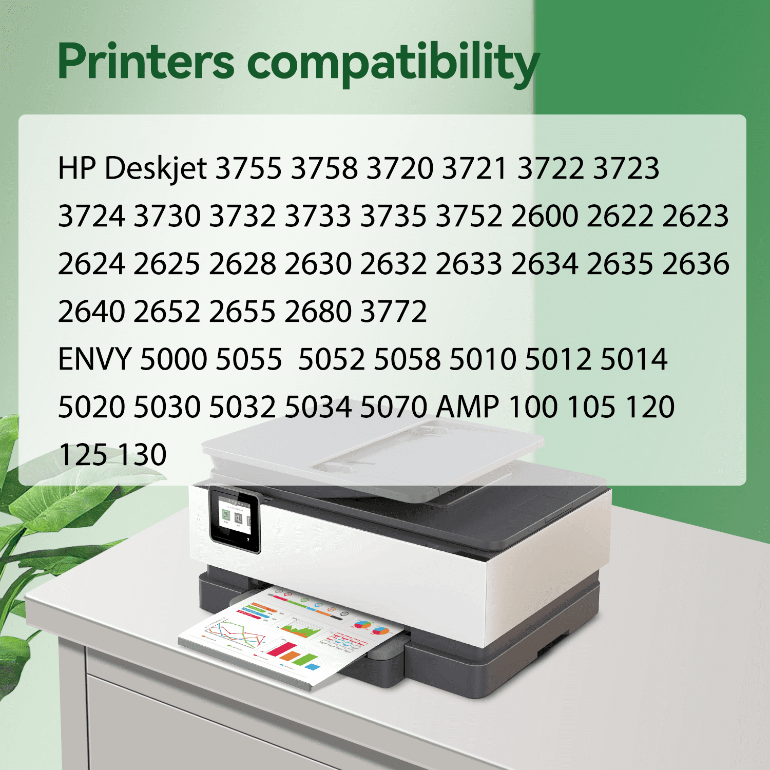65 Ink Cartridge Compatible for HP  Printer Ink 65 for  65XL Ink Cartridges Combo Black and Color (3 Pack)