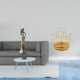 thumbnail image 2 of Figura de mujer africana,Estatua artesanal de una dama tribal africana,hecha a mano,para cafetería.,Figura femenina artesanal de resina africana,Soporte para tazas,Soporte para tazas de café, 2 of 8