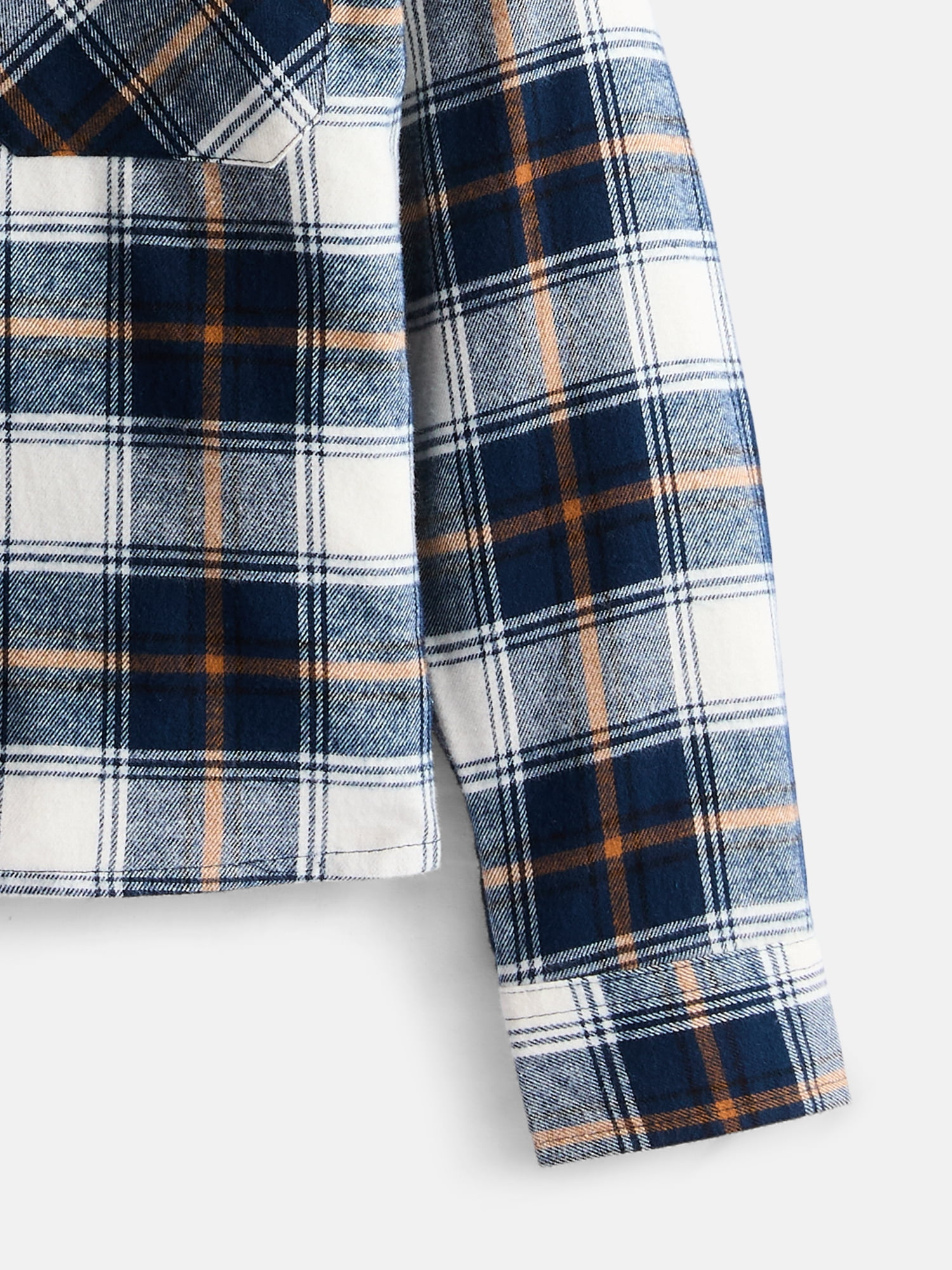 Wonder Nation Boys' Flannel Shirt with Long Sleeves, Sizes 4-18