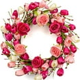 thumbnail image 5 of Valentine's Day Spring Wreaths, Heart Shaped Rose Artifiicial Flower Galands Home Decorations, Wedding Fake Wreaths Hanging Ornaments, Artificial Plants Outdoor Door Wreaths for Front Door, 5 of 28