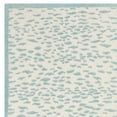 thumbnail image 5 of SAFAVIEH Marbella Desi Dotted Area Rug, Ivory/Turquoise, 6' x 6' Square, 5 of 7