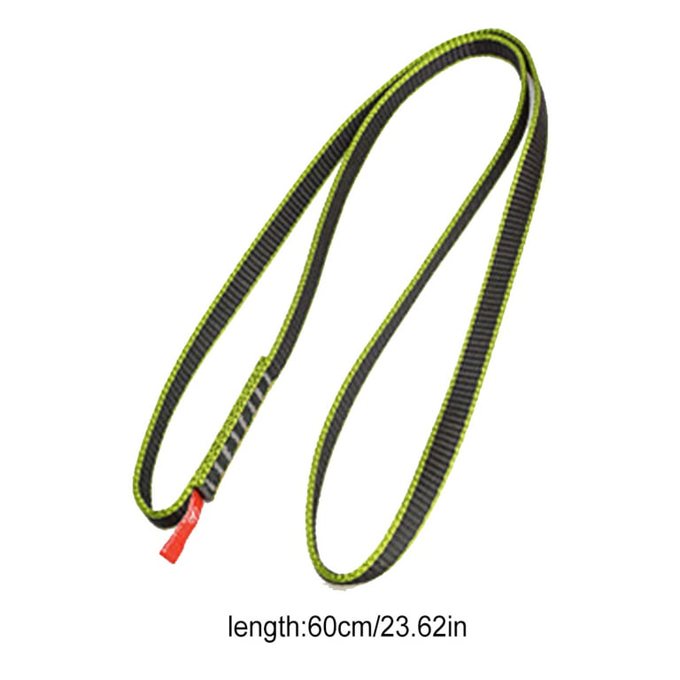 Toma Rock Climbing Rope Professional Simple Safety Sling Sturdy Safe Webbing  Fall Prevention Protection Gear for Body Protecting Green 