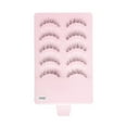 thumbnail image 1 of Unique Bargains 5 Pair Natural False Eyelashes for Makeup Black ZB50, 1 of 4