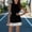 *Black, variant on ClodeEU Women's Elegant Splicing Pleated Mini Dress, Fashion Round Neck Sleeveless Party Office Bodycon Dresses Black,Womens Plus XL