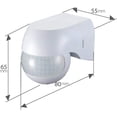 thumbnail image 2 of Infrared PIR Motion Sensor With 180° Detection Angle And 30M Range, Automatic Light Switch For Day And Night Use, Tilt & Rotatable For Optimal Placement, 2 of 5