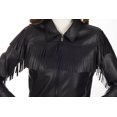 thumbnail image 2 of Signature by Wrangler Women's Fringe Leather Jacket, 2 of 4