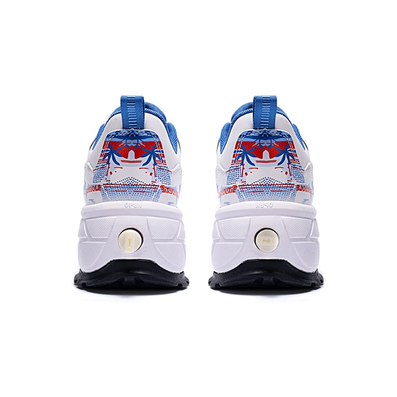 Roller Skates for Women Men, Shoes with Wheels for Girls, Kick Rollers Shoes Retractable for Boys, Adult Parkour Quad Roller Shoes, Inline Skates Children's Outdoor Skates